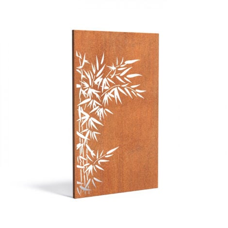 Adezz Paneel Nature CPN1 Cortenstahl 110x180 cm Gartenpaneel Sichtschutz Paneel Deko Wand