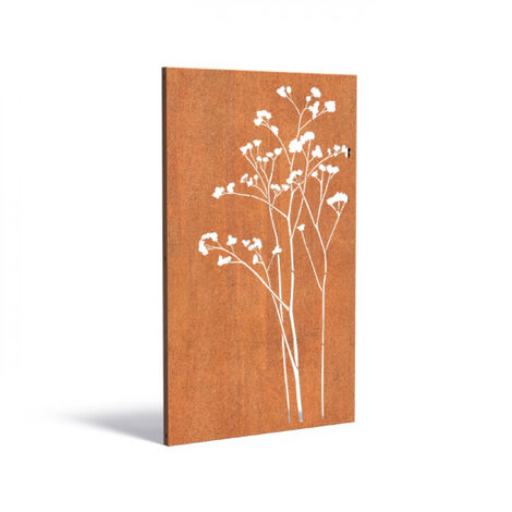 Adezz Paneel Nature CPN7 Cortenstahl 110x180 cm Gartenpaneel Sichtschutz Paneel Deko Wand