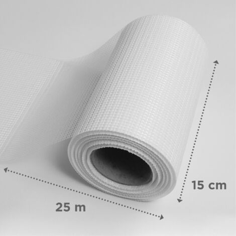 Adfors – Bande autocollante couvre fissures 150 mm x 25 m – CRACKSTOP – Tissu en fibre de verre pour murs intérieurs – Renforcement solide