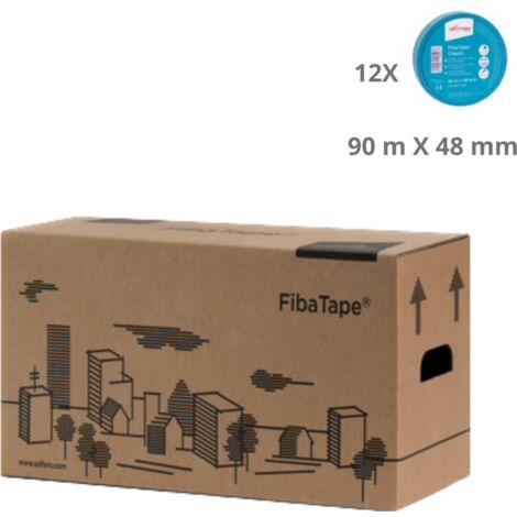 ADFORS FibaTape® Classic - lot de 12 bandes à joint autocollantes pour plaque de plâtre 48 mm x 90 m