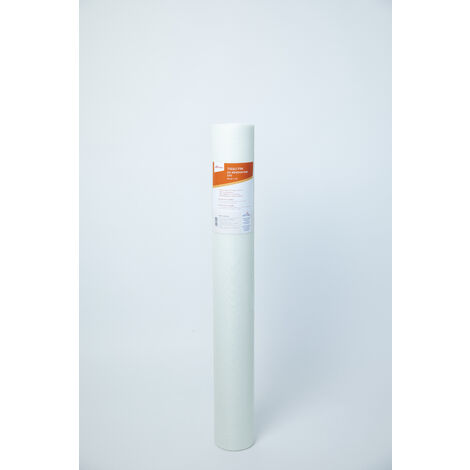 Adfors – Tissu de rénovation en fibre de verre 70 g/m² – Dimensions 50 m x 1 m – Renforce les enduits et plâtres – Finition lisse
