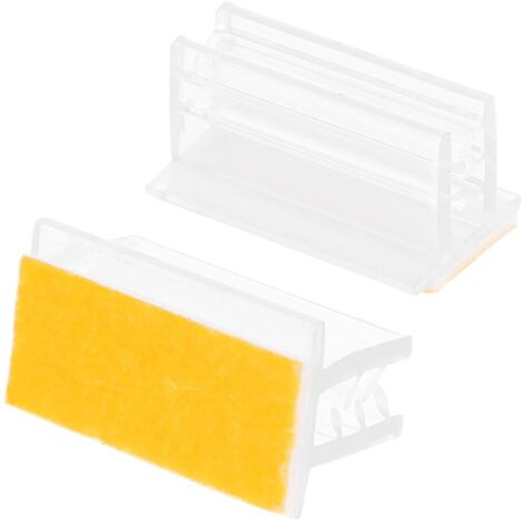 Adh sifs Porte panneaux 50 Pi ces Pvc 25x14x12 Mm Mini Porte