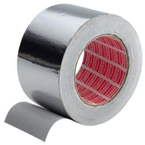 TEN Adhésif alu haute température 250°, en rouleau de 15m