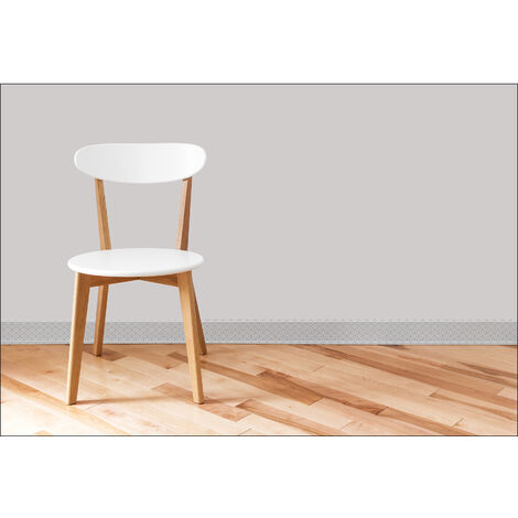 Adhésif autocollant décoratif x3, 10 cm X 60 cm, écailles de poisson grises pour plinthe - Décorez votre intérieur 