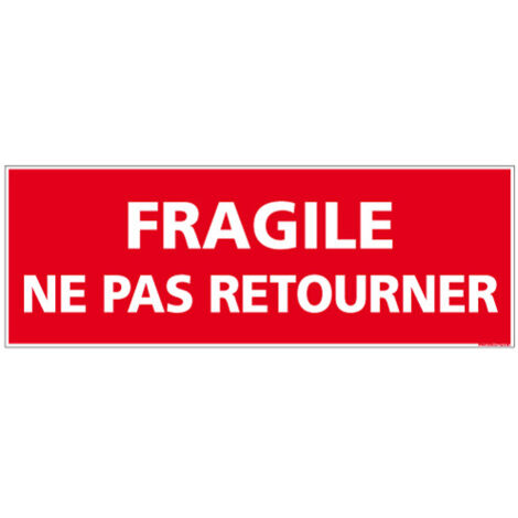 ADHESIF DE CONDITIONNEMENT FRAGILE (M0329).- Adhésif - 210 x 75 mm
