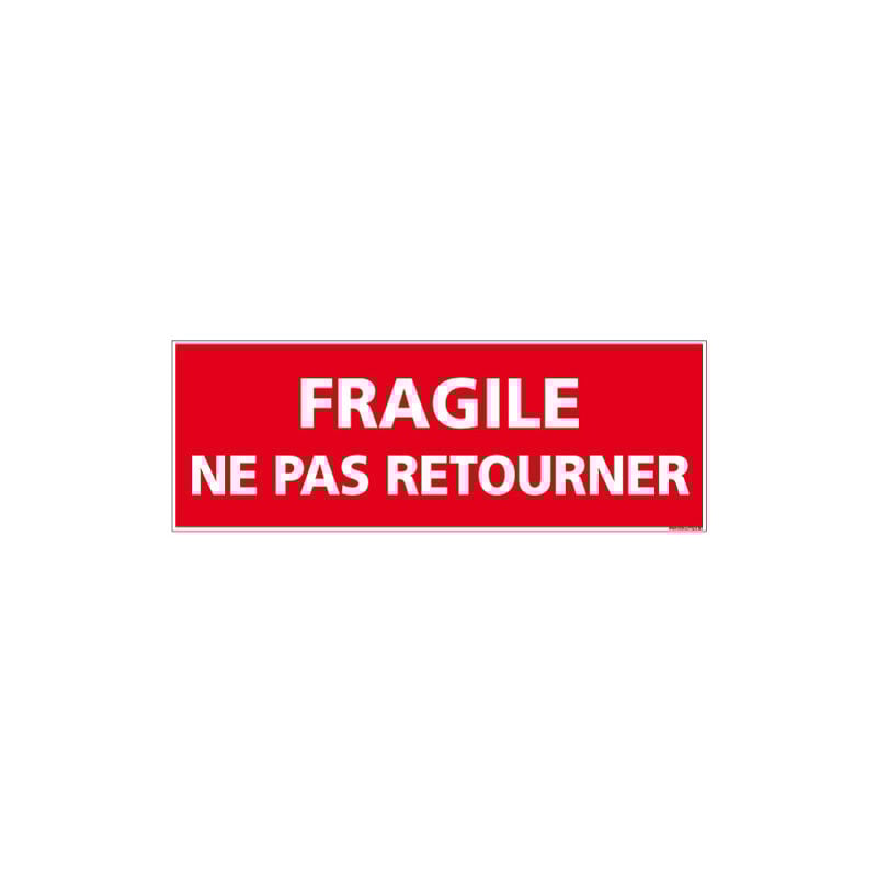 Adhesif de conditionnement fragile (M0329).- Adhésif - 980 x 350 mm