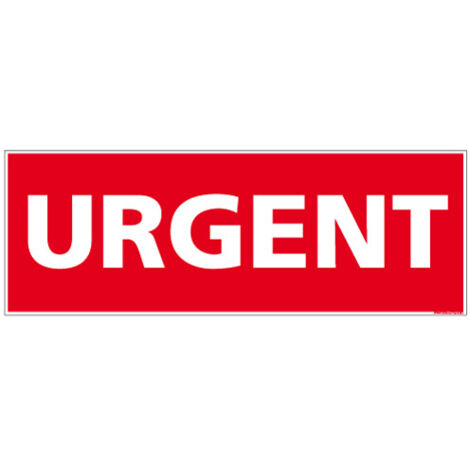 ADHESIF DE CONDITIONNEMENT URGENT (M0322).- Adhésif - 210 x 75 mm