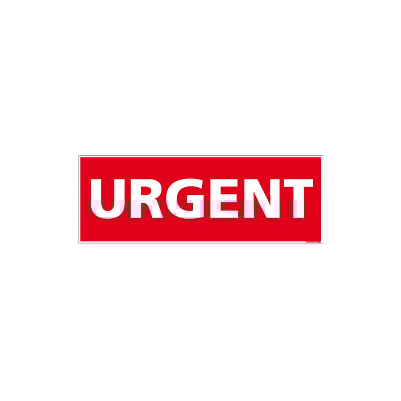 Adhesif de conditionnement urgent (M0322).- Adhésif - 980 x 350 mm