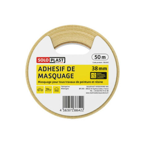 Adhésif de masquage Soloplast 38mm x 50m
