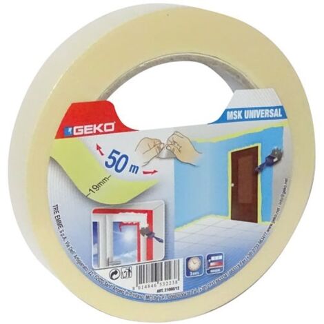 ADHESIF DE MASQUAGE UNIVERSEL 19MM X 50M