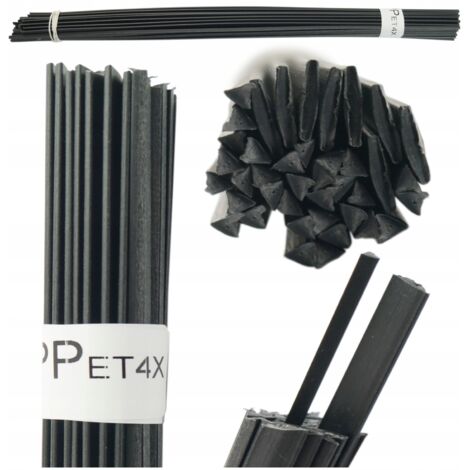 Adhésif de soudage plastique PPET4X PP/ET4X 100 g mélange de BANDES TRIANGULAIRES