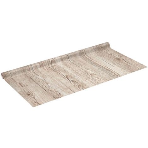 Adhésif décoratif aspect bois 90 cm x 2,1 m – Haut pouvoir couvrant – Repositionnable jusqu'à 1 heure – Pour meubles et objets – D-C-Fix
