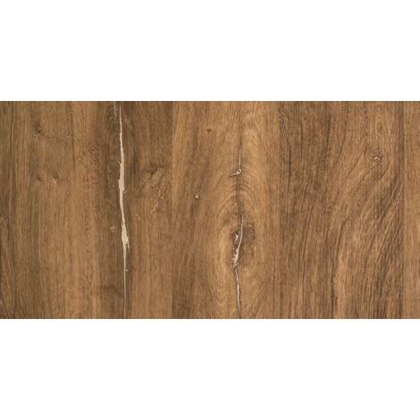 Adhésif décoratif imitation bois chêne foncé 45cm x 2m – Décollable et repositionnable – Pour murs et petits mobiliers – Application facile