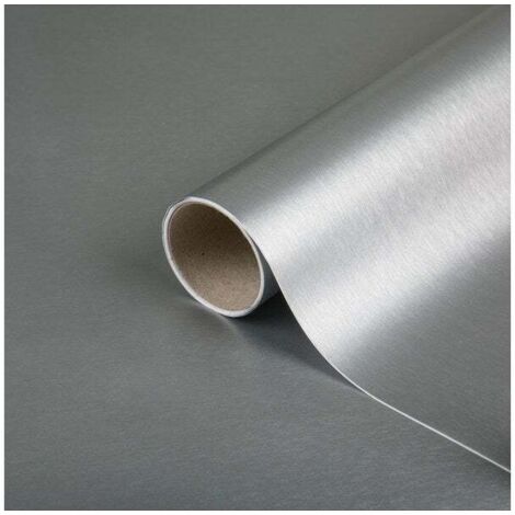 Adhésif Décoratif Métal Platino Argent 67.5cmx2m - Dc-fix