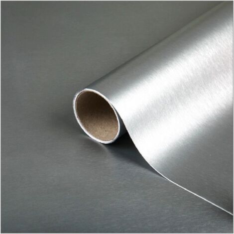 Adhésif Décoratif Métal Platino Argent 67.5cmx2m - DC-FIX