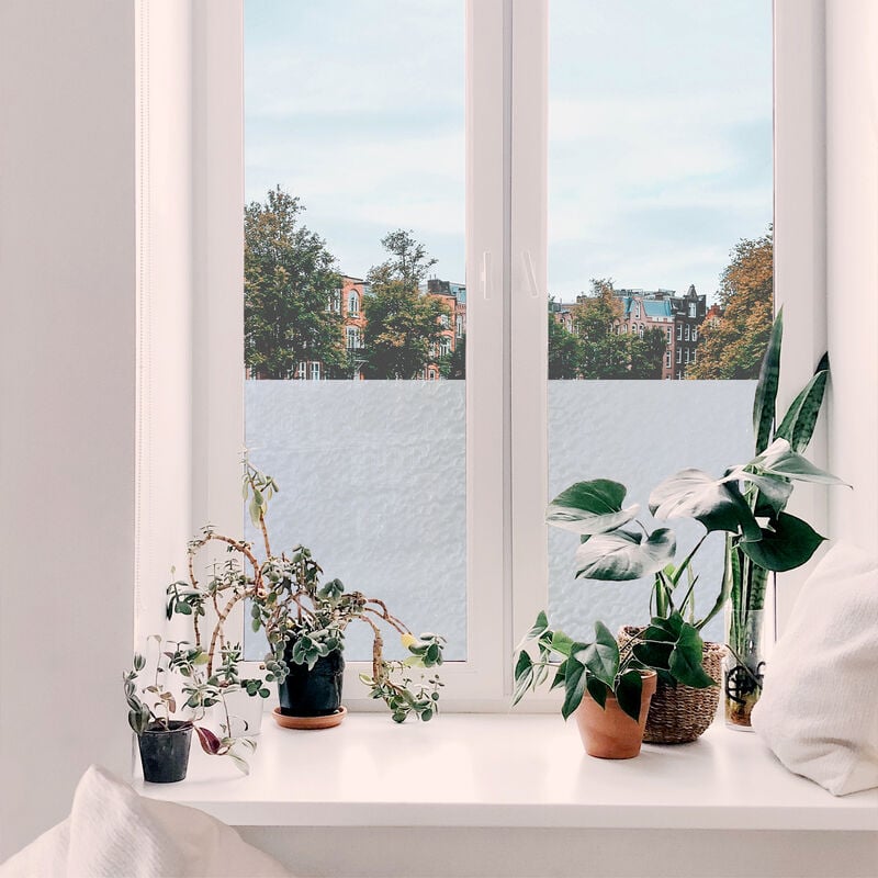 Transform - Adhésif décoratif pour vitre Nuages opaque 210 x 90cm Blanc