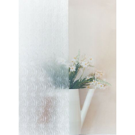 Adhésif décoratif pour vitre Fumée opaque 200 x 67,5cm Blanc - Blanc