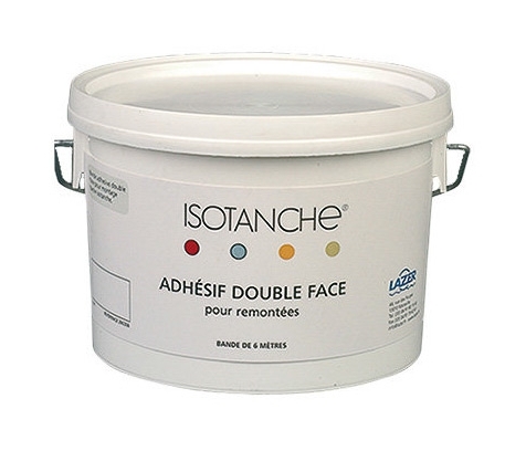 Adhésif double face pour remontée isotanche - Rouleau 10m x 7.5cm