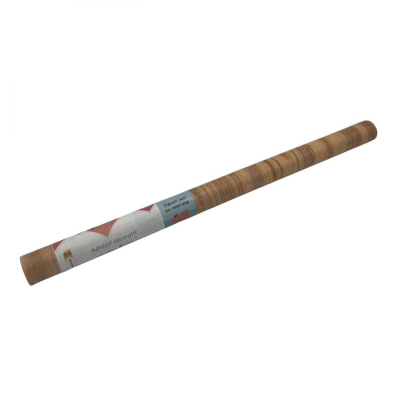 Adhésif Effet Bois Aulne Massif 45cm x 2m