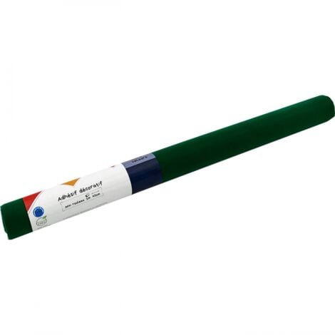 Adhésif Effet Velours Vert 45cm x 1m
