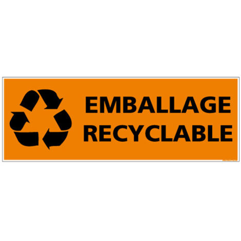 ADHESIF EMBALLAGE RECYCLABLE (M0341).- Adhésif - 210 x 75 mm