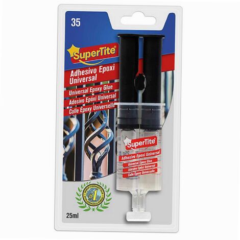 Adhésif époxy à 2 composants Supertite (seringue de 25 ml)