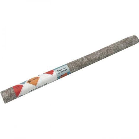 Adhésif Imprimé Lin Beige 45cm x 2m