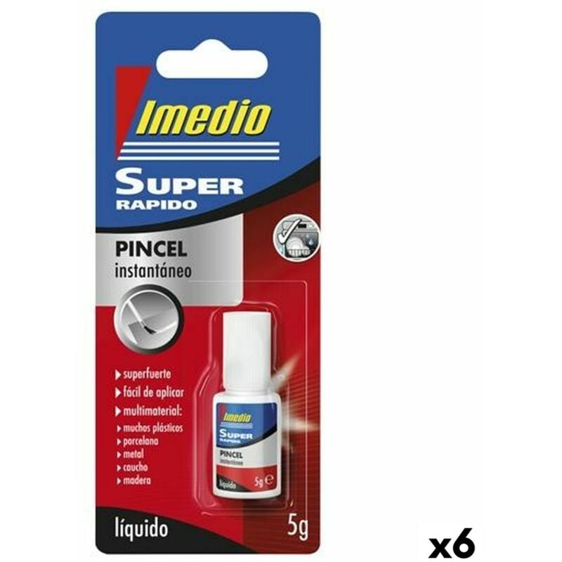 Adhésif instantané Imedio Super 5 g (6 Unités)