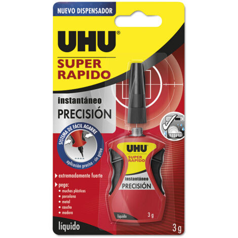 Adhésif instantané ultra rapide UHU - Précision liquide 3g 36566