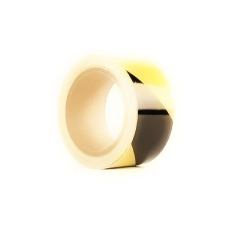 Adhésif jaune/noir l 50mm L 30m CAME 001FR0038