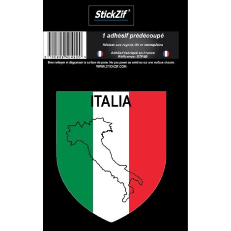 ADHESIF PAYS BLASON ITALIA X1