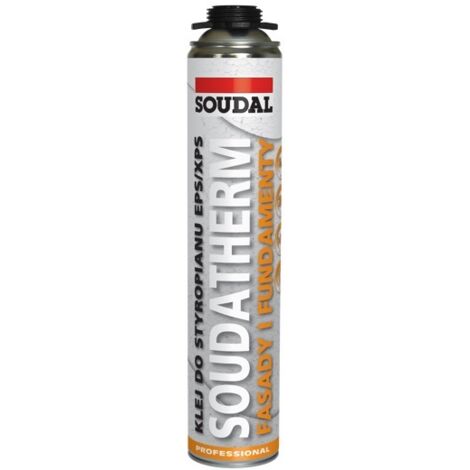 Adhésif polyuréthane Soudal pour polystyrène expansé 750 ml