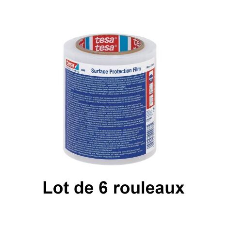 Adhésif protection de surface UV, 100 m x 125 mm - tesa® 4848 - Lot de 6 rouleaux