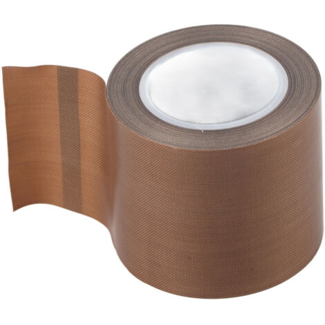 Adhésif PTFE Bandes Isolation Thermique Autocollantes 0.18mm x 50mm x 10m pour Scelleuses et Joints