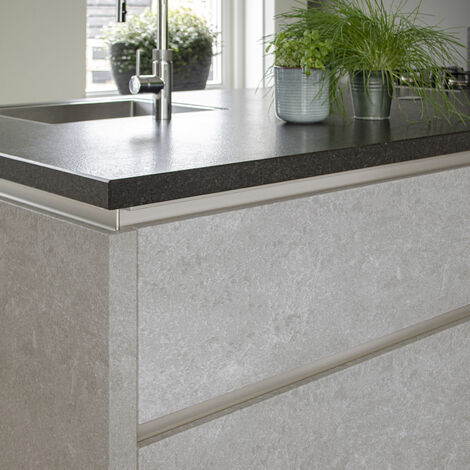Adhésif rénovation & décoration Béton 200 x 45cm Gris - gris