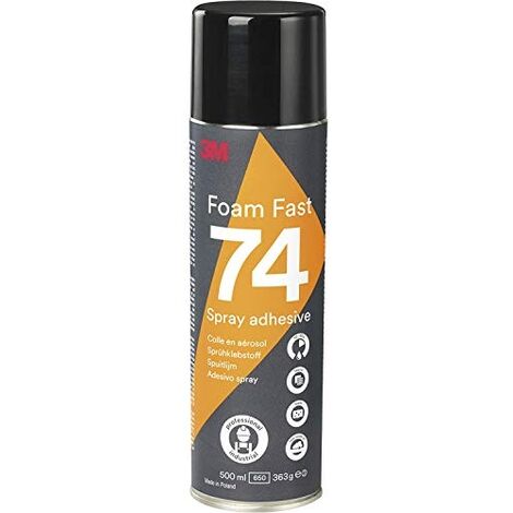 Adhésif Scotch-Weld 74 Orange, Aérosol boîte 500 ml ( Prix pour 1 )