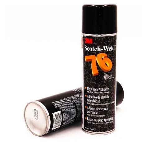 Adhésif Scotch-Weld 76 Beige, Aérosol Boîte 500 ml ( Prix pour 1 )