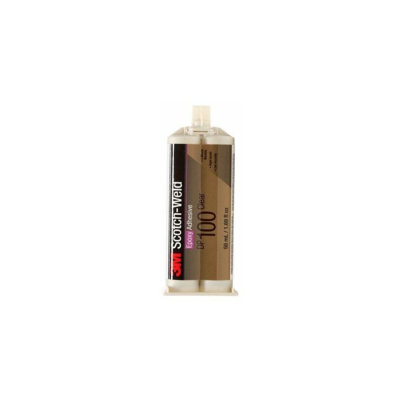 Adhésif Scotch-Weld DP100 Transparent, Liquide Cartouche double 48 ml ( Prix pour 1 )