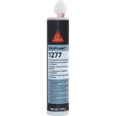 Adhésif SikaPower-1277 195ml DualCartouche(2K) (Par 12)