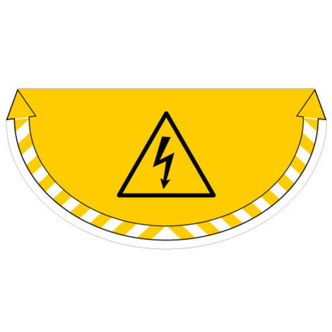 ADHESIF SOL ANTIDERAPANT SIGNALISATION DANGER ELECTRIQUE (G1263)