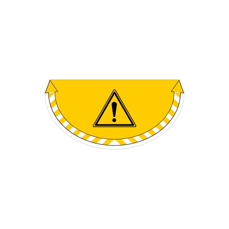 Signaletique.biz France - adhesif sol antiderapant signalisation danger (G1372)