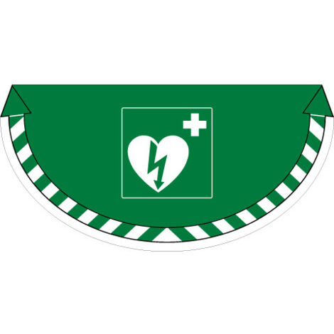 ADHESIF SOL ANTIDERAPANT SIGNALISATION DEFIBRILLATEUR (G1266)