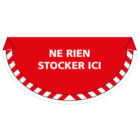 ADHESIF SOL ANTIDERAPANT SIGNALISATION NE RIEN STOCKER ICI (G1267)
