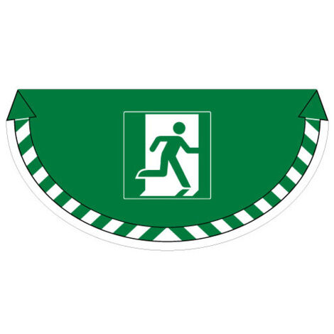 ADHESIF SOL ANTIDERAPANT SIGNALISATION SORTIE DE SECOURS (G1264)