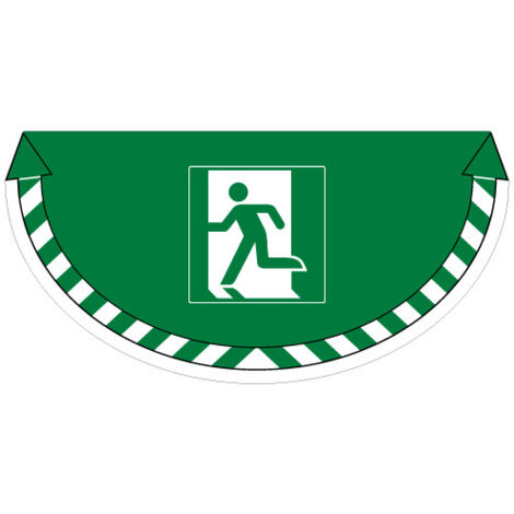 ADHESIF SOL ANTIDERAPANT SIGNALISATION SORTIE DE SECOURS (G1367)
