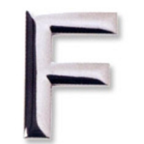 Adhesif Sticker 3D Chrome - Embleme F -France