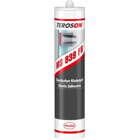 Adhésif Teroson MS 939 Noir, Pâte Cartouche 290 ml ( Prix pour 1 )