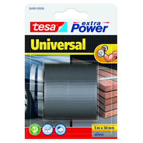 Adhésif Toile Multi-usages Extra Power Gris 5m X 50mm - Tesa