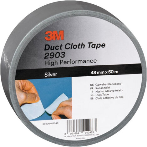 Adhésif toilé Scotch® 2903 argent longueur 50 m largeur 48 mm rouleau 3M (Par 24)