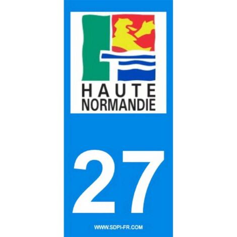 ADHESIFS REGION DEPARTEMENT 27 NORMANDIE X2